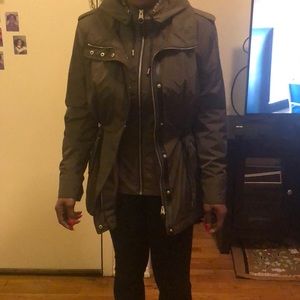 Mackage raincoat - army green (NEW!)